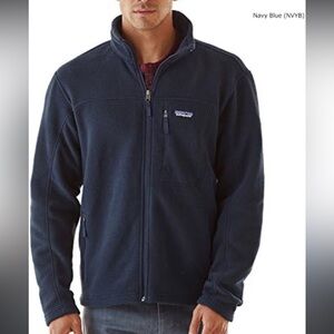 Patagonia Fleece Synchilla Jacket Full Zip Men's Size L Navy Blue